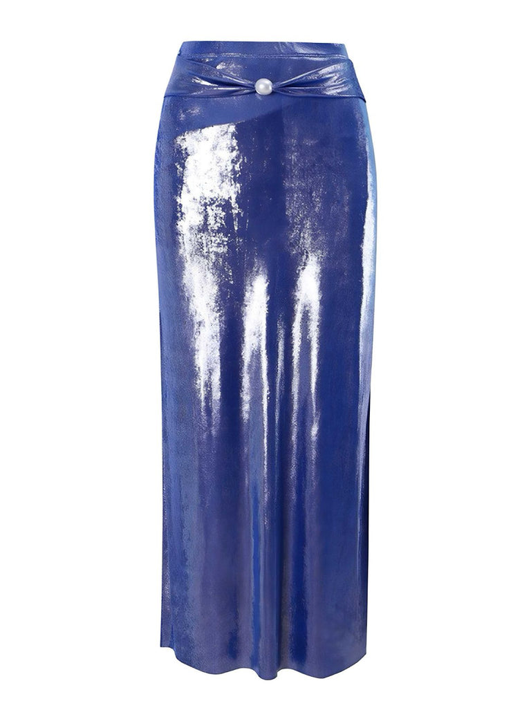 Correcteur uni nacré bleu années 1970
