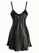 Chemise De Nuit Dentelle Col V Uni Bretelles Fin Année 1960