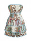 2PCS Haut Bandeau et Short Imprimé Paisley Années 1950