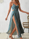 Robe Maxi à Bretelles Fines Style Boho Années 70