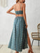 Robe Maxi à Bretelles Fines Style Boho Années 70