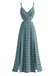 Robe Maxi à Bretelles Fines Style Boho Années 70