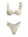 Ensemble Bikini Rose 3D Uni Années 50