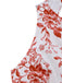 Robe Évasée Dos-Nu Sans Manches Imprimé Floral Années 1960