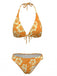1960s Floral Tropical Bikini - vintage fashion, retro style