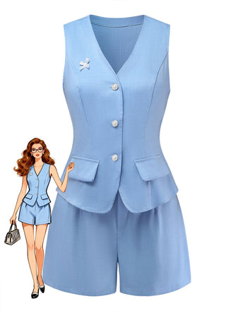 Robe Évasée Imprimée Florale Épaules Dénudées années '60