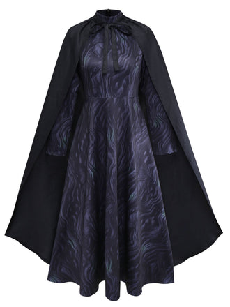 Cape de cosplay Halloween Elphaba sorcière années 1940