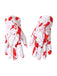 Gants blancs effrayants et sanglants Halloween