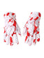 Gants blancs effrayants et sanglants Halloween