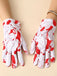 Gants blancs effrayants et sanglants Halloween