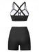 Ensemble Bikini Froncé Uni Années 1950 4