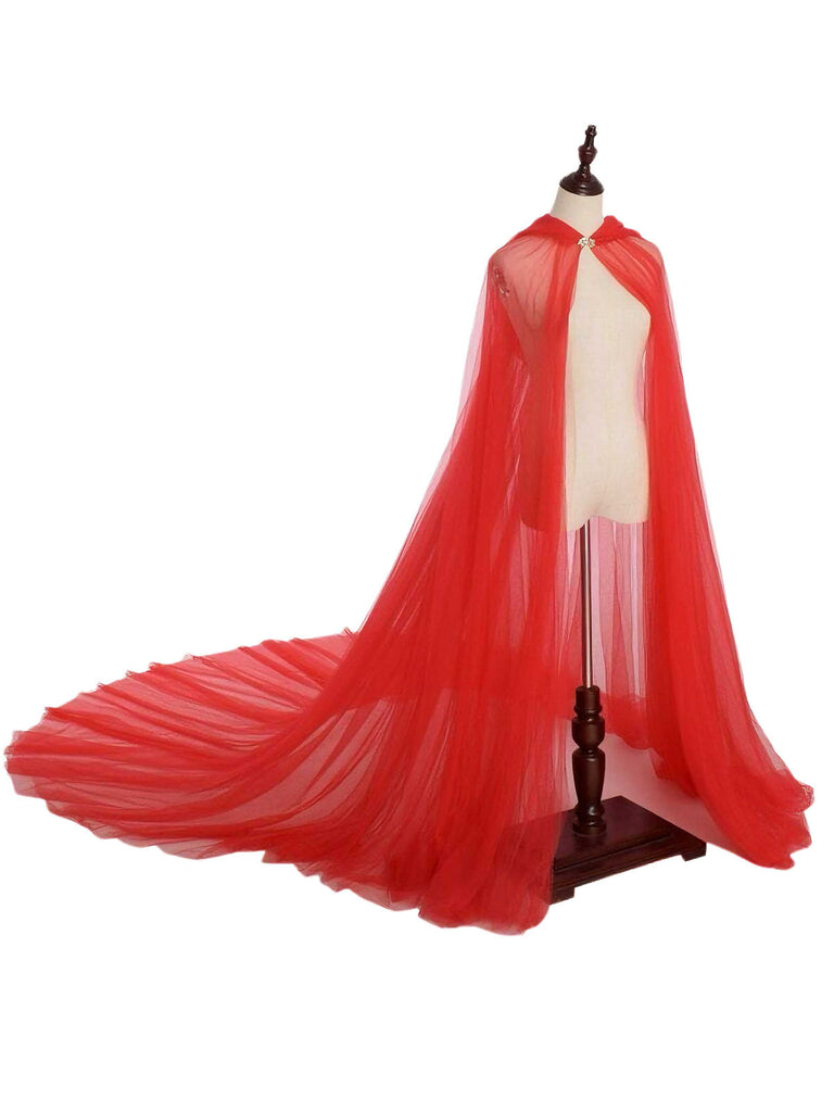 Cape à capuche noire en maille pour mariée vampire d'Halloween