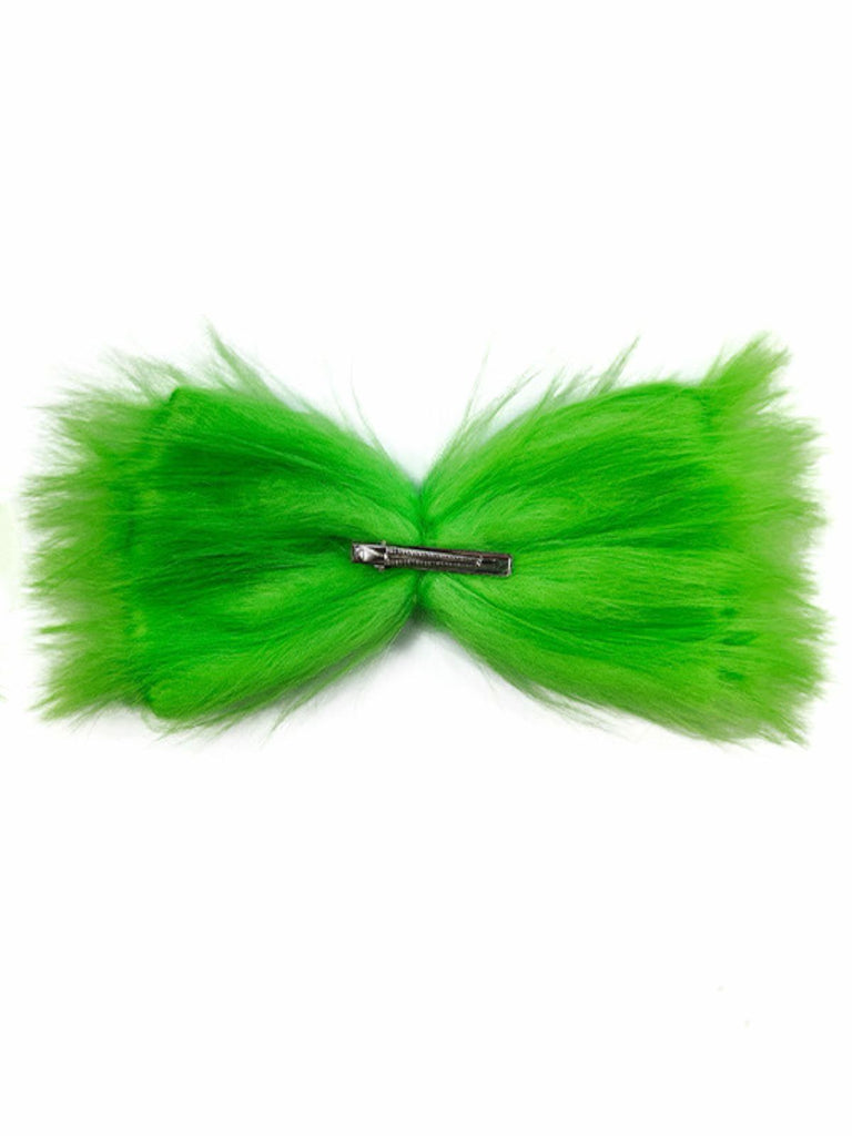 Accessoires en fourrure verte du Grinch de Noël