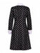 [Prévente] Robe noire style Mercredi Addams des années 1940