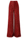 Pantalon disco sequins unis jambes larges années 70