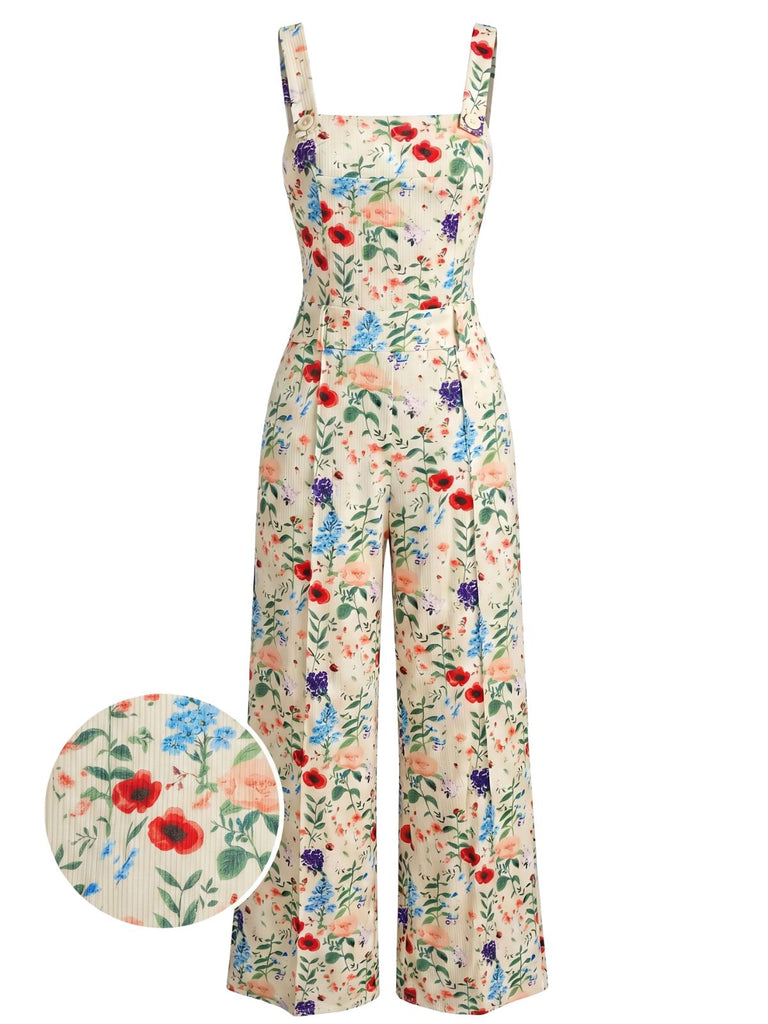 [Prévente] Robe Longue Portefeuille Florale Boho Col en V années '70