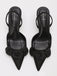 Vintage Rose 3D Bout Pointu Talon Haut Escarpins 4