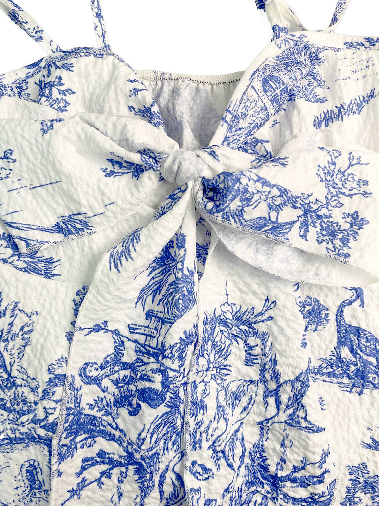 Rose Pêche Maillot de Bain Une Pièce Uni à Volants Dos Nu années '40 4