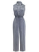 Robe Évasée Patchwork Fraises Col Claudine avec Ceinture années '50 2