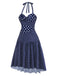 [Prévente] Robe Torsadée Plissée à Ourlet Asymétrique Années 1940 3