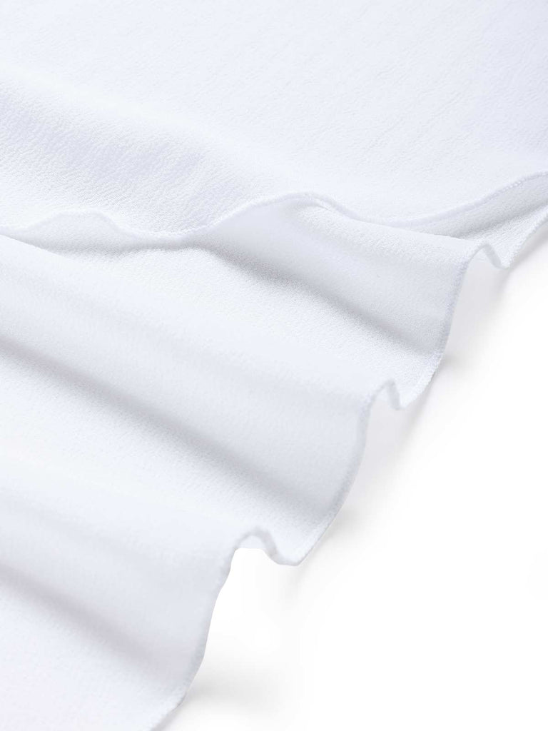 [Prévente] Cache-Maillot Paréo en Mousseline Étagée Taille Nouée Chartreuse Années 1970 5