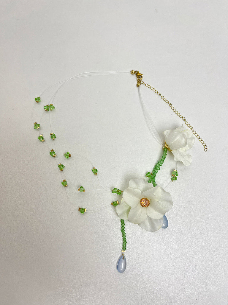 Boucles d'Oreilles Clip Vintage Fausses Perles Goutte 4