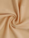 Combinaison beige à dos nu froncé et ornée perles jambes larges années 60