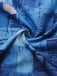 Combinaison col V manches bouffantes bleue 1940s