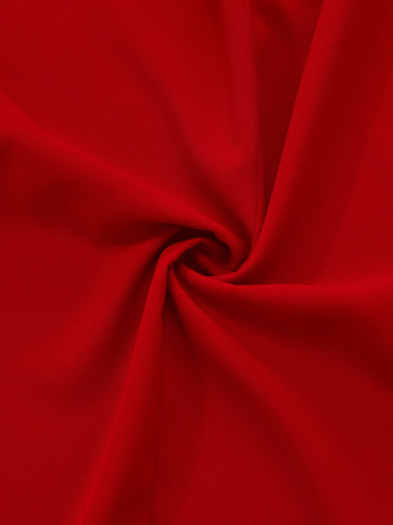 2PCS Ensemble Gilet Sans Manches Pantalon Ceinturé Années 1960