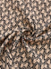 Combinaison col licou rond motif géométrique beige des années 1930