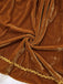 2PCS Cape de Noël marron et robe en velours des années 1940