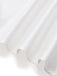 Robe blanche unie sans manches col en V boutons années 1950