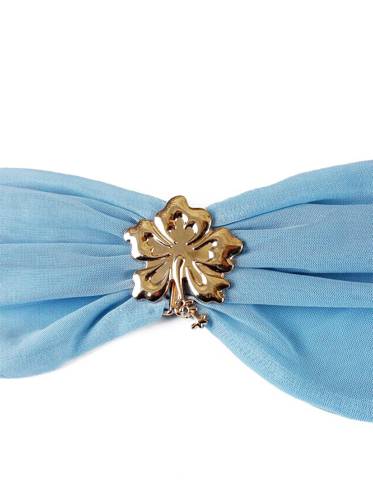 Robe Évasée à Pois Col Cœur Manches Bouffantes années '50 2
