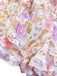 Robe Longue Dos-Nu Florale Multicolore Années 1930 4