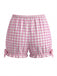 Ensemble Pyjama Vichy à Volants et Nœud Rose Années 1960