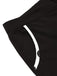 2PCS haut à pois et pantalon droit blanc et noir années 50