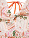 Combinaison torsadée Timbres de plage orange années 1950