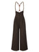 Ensemble chemisier coton et pantalon bretelles années 1930