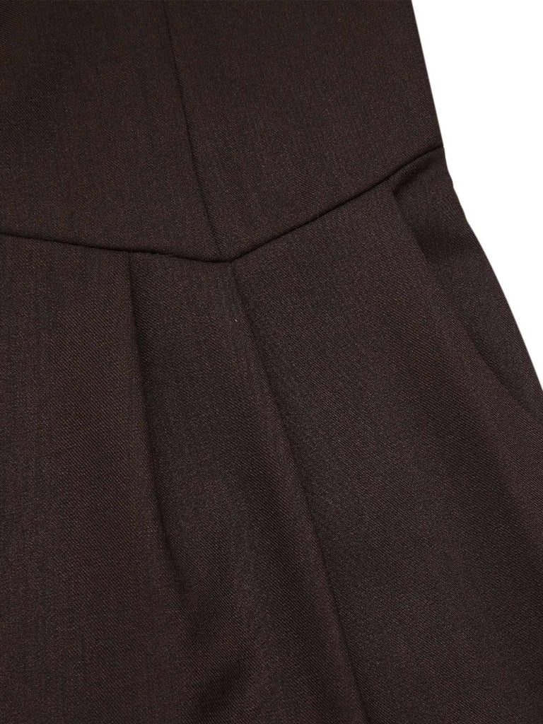 [Prévente] Pantalon à bretelles noire à bretelles boutonné années 1950