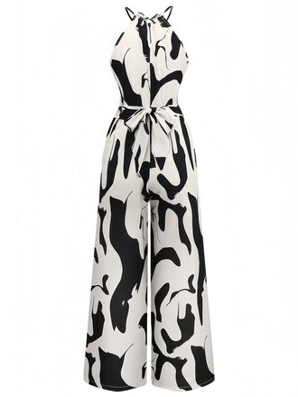 Combinaison noire licou peau de vache années 1940