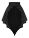 [Prévente] Combishort et cache-maillot style chauve-souris gothique noir des années 1950