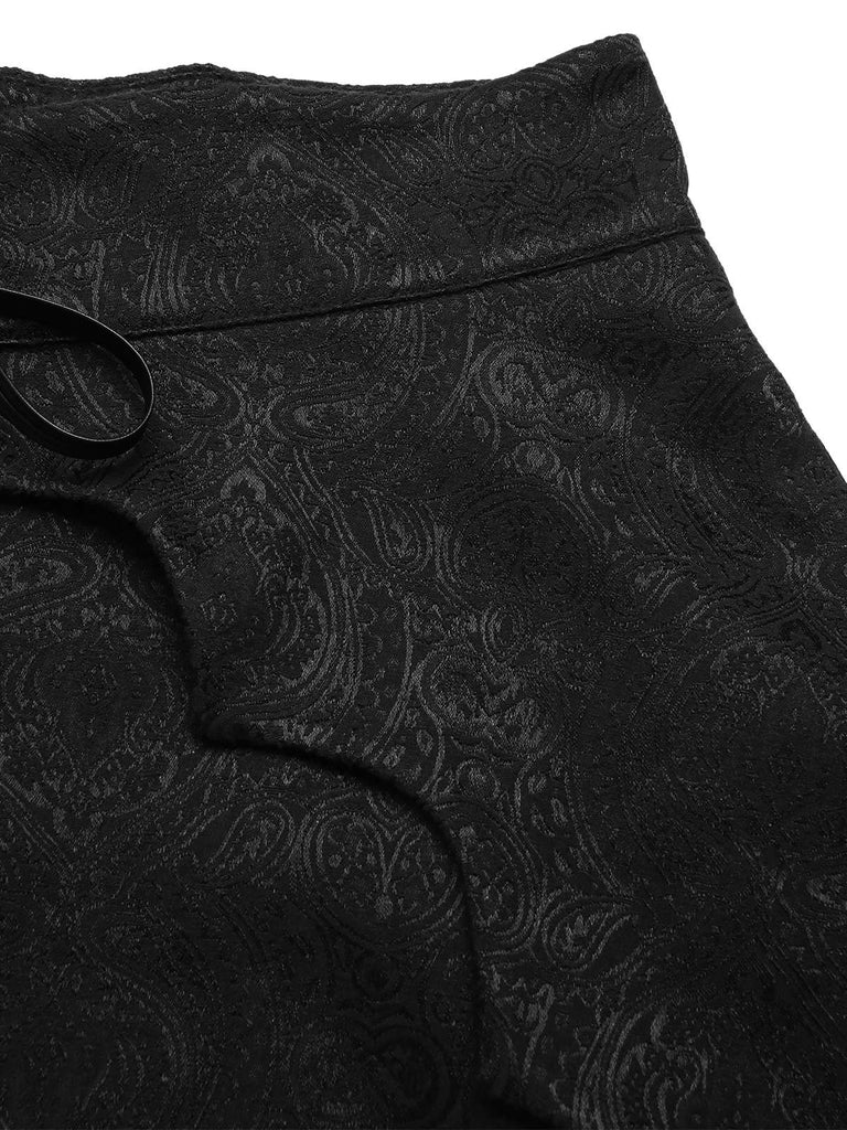 [Prévente] Combishort et cache-maillot style chauve-souris gothique noir des années 1950