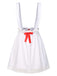 [Prévente] 2PCS robes à volants et à pois et jupe tablier en coton des années 40