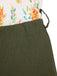 [Prévente] [Grande taille] Robe vert militaire fleur ceinturée années 1950