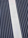 [Prévente] Robe trapèze bleu-gris à rayures et nœud années 1960