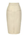 [Prévente] Jupe crayon taille haute kaki années 1980