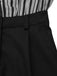 [Pré-vente] Combinaison noire à rayures et col chemise des années 40 avec cape