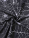 Robe noire en toile d'araignée Halloween années 1950