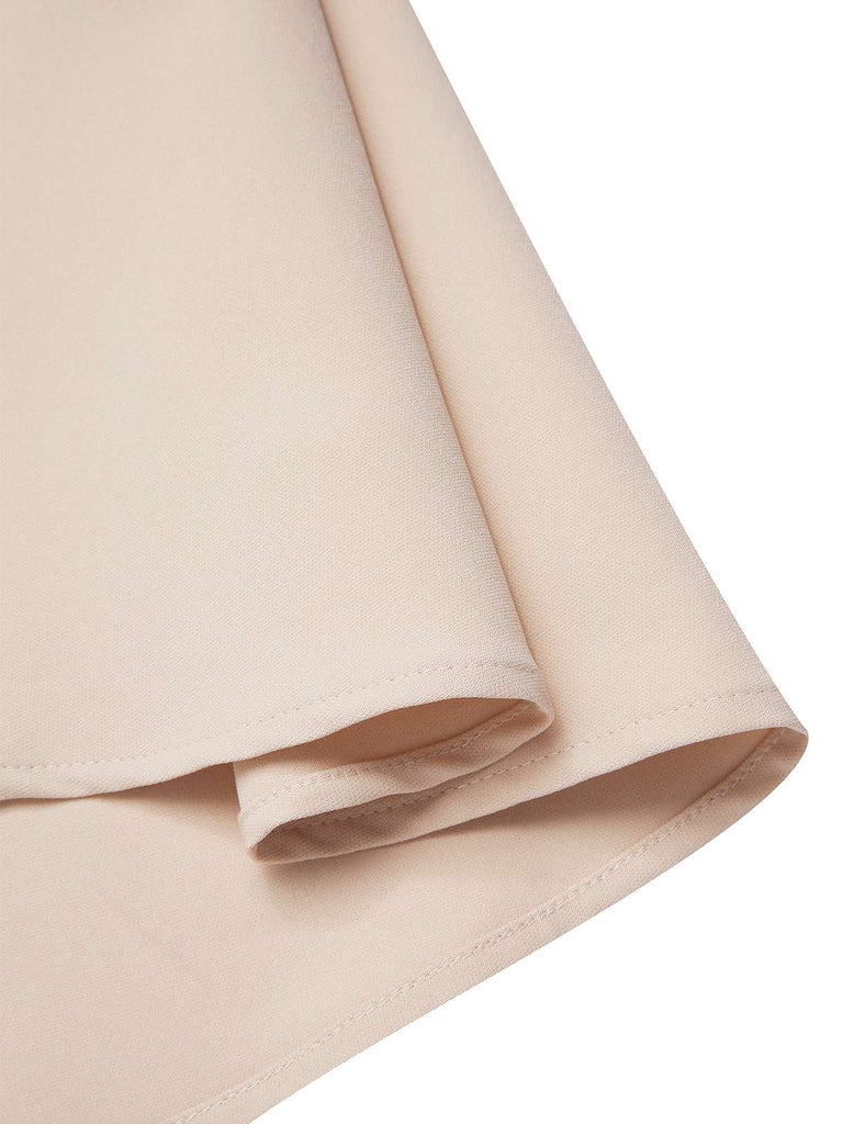 [Pré-vente] Manteau trapèze col châle couleur crème des années 1950