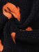Combinaison orange à capuche citrouille Halloween années 1930